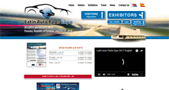 Desktop Screenshot of latinpartsexpo.com
